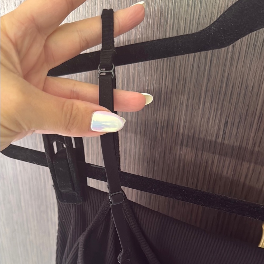 SKIMS Black Soft Lounge Long Slip Dress M - Picture 11 of 15